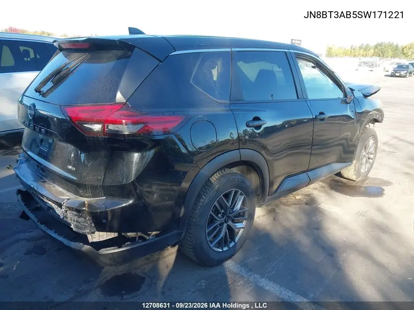2025 NISSAN ROGUE VIN JN8BT3AB5SW171221 — фото 4