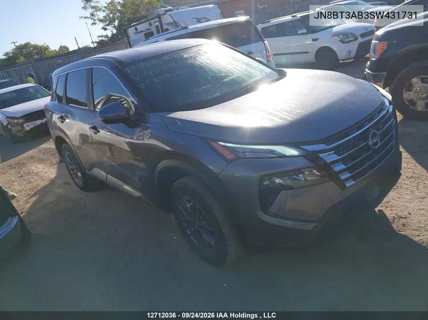 NISSAN ROGUE 2025, VIN JN8BT3AB3SW431731