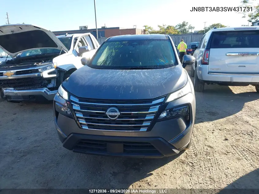 2025 NISSAN ROGUE VIN JN8BT3AB3SW431731 — фото 13