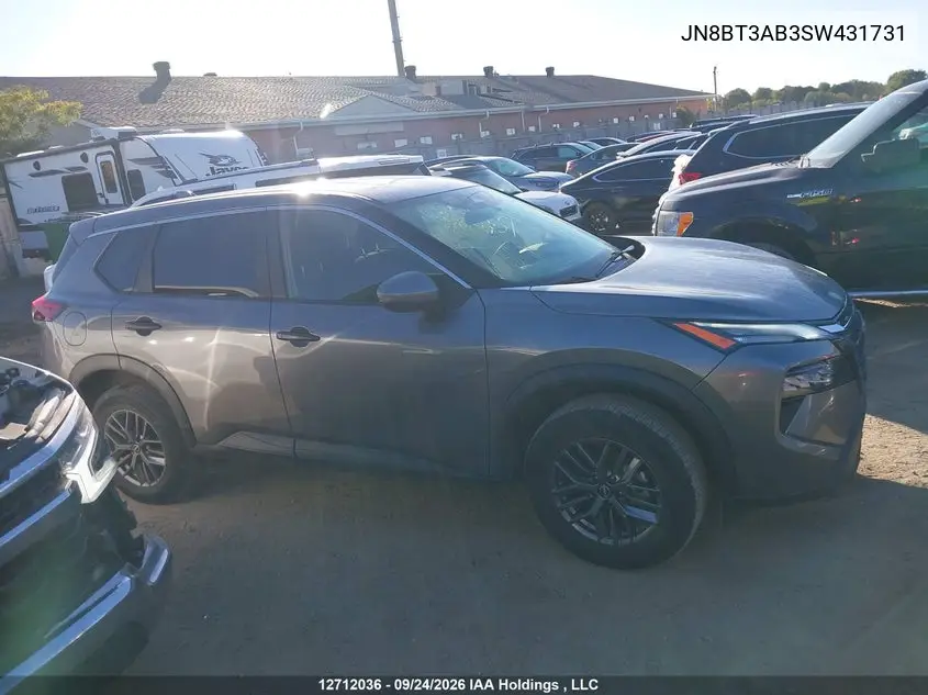 2025 NISSAN ROGUE VIN JN8BT3AB3SW431731 — фото 14