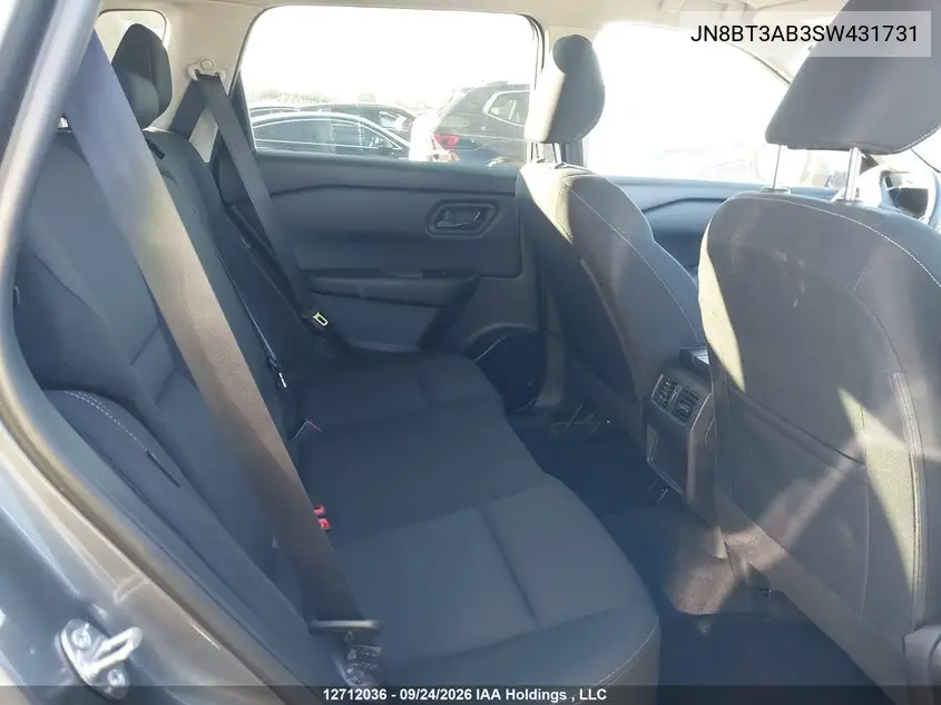 2025 NISSAN ROGUE VIN JN8BT3AB3SW431731 — фото 8