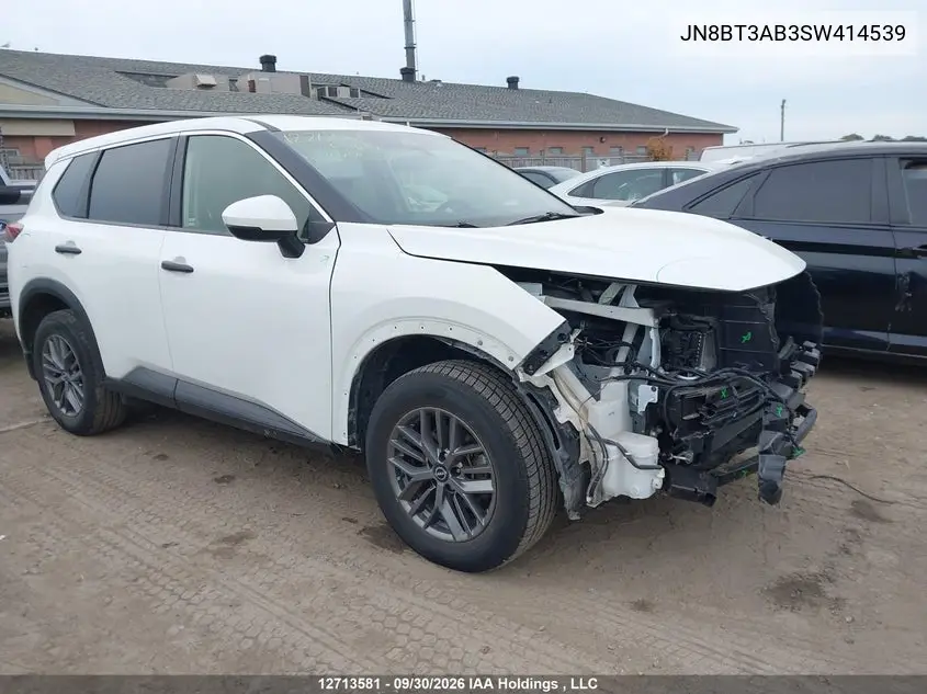 NISSAN ROGUE 2025, VIN JN8BT3AB3SW414539