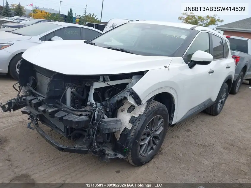 2025 NISSAN ROGUE VIN JN8BT3AB3SW414539 — фото 2