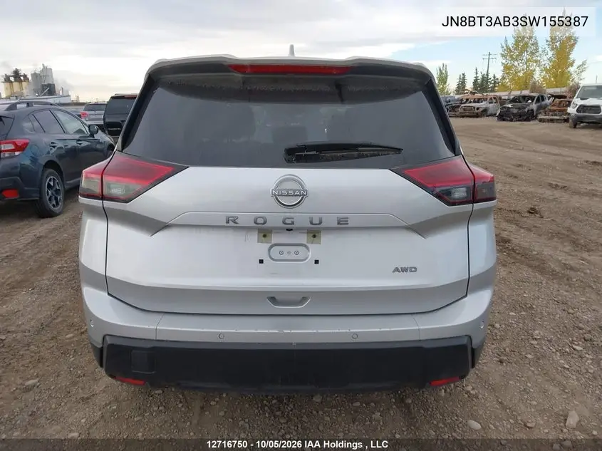 2025 NISSAN ROGUE VIN JN8BT3AB3SW155387 — фото 17