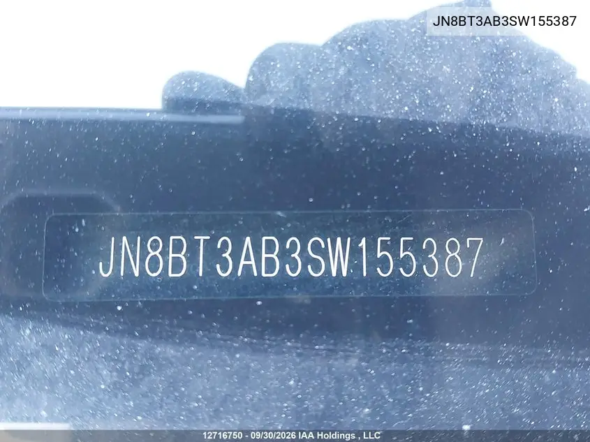2025 NISSAN ROGUE VIN JN8BT3AB3SW155387 — фото 20