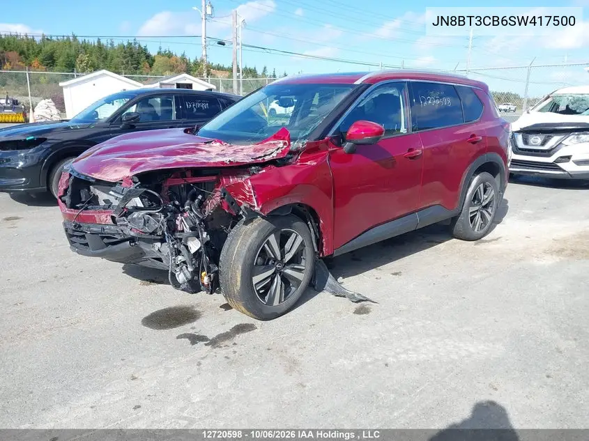 2025 NISSAN ROGUE VIN JN8BT3CB6SW417500 — фото 2
