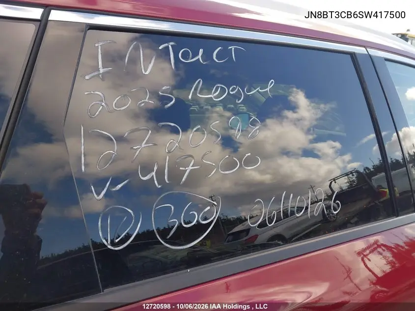 2025 NISSAN ROGUE VIN JN8BT3CB6SW417500 — фото 20