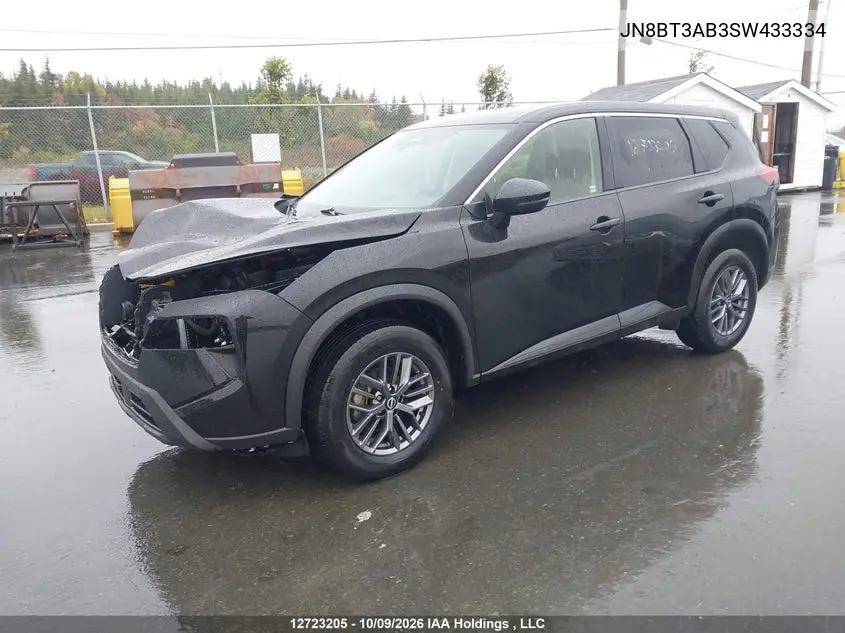 2025 NISSAN ROGUE VIN JN8BT3AB3SW433334 — фото 2