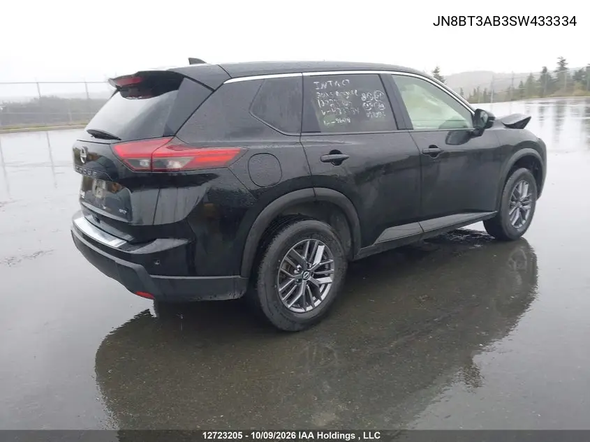2025 NISSAN ROGUE VIN JN8BT3AB3SW433334 — фото 4