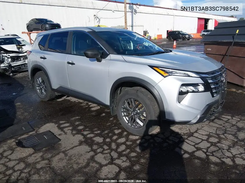 NISSAN ROGUE 2025, VIN 5N1BT3AB3SC798542