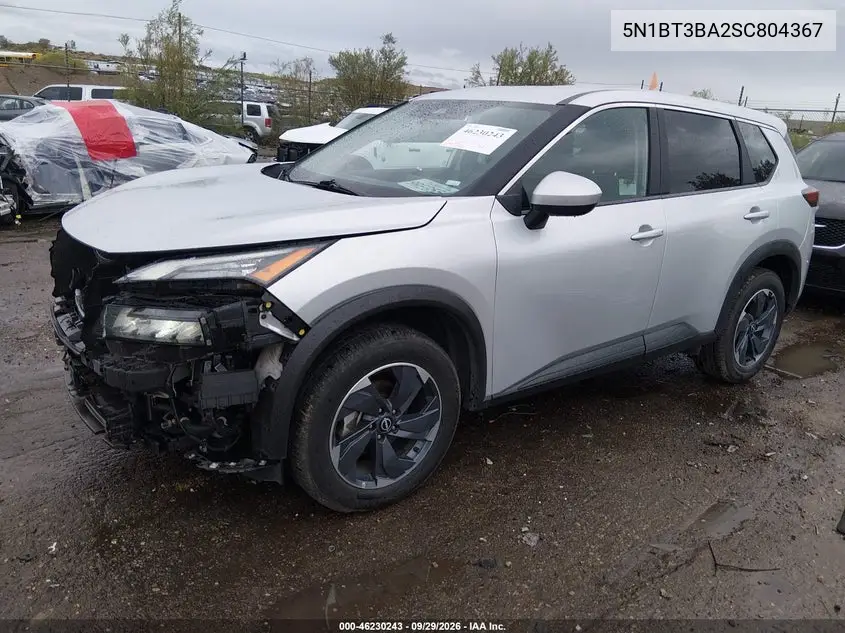 2025 NISSAN ROGUE VIN 5N1BT3BA2SC804367 — фото 2