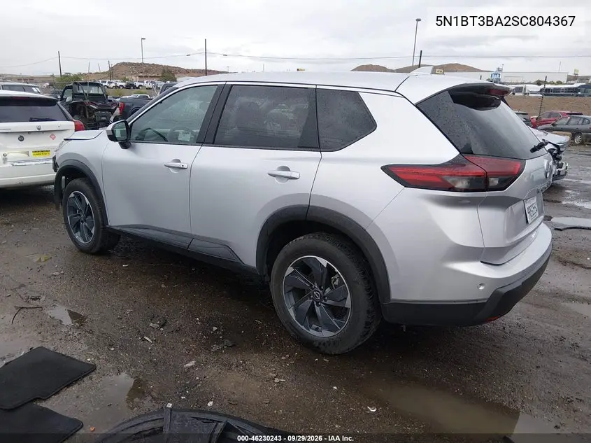2025 NISSAN ROGUE VIN 5N1BT3BA2SC804367 — фото 3