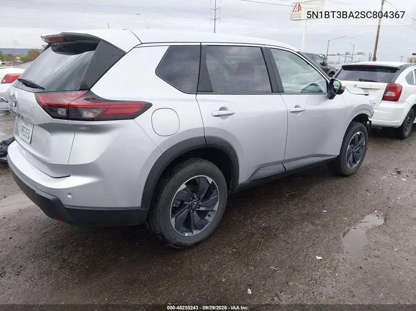 2025 NISSAN ROGUE VIN 5N1BT3BA2SC804367 — фото 4