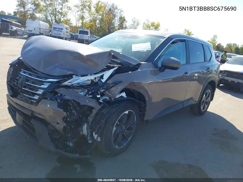 2025 NISSAN ROGUE VIN 5N1BT3BB8SC675690 — фото 2