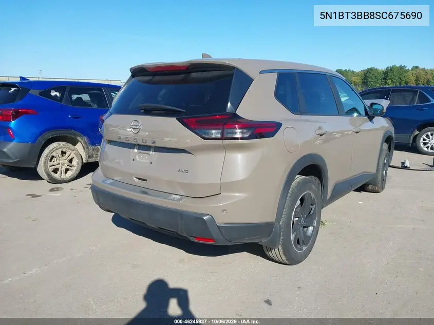2025 NISSAN ROGUE VIN 5N1BT3BB8SC675690 — фото 4