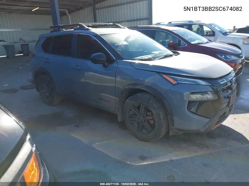 NISSAN ROGUE 2025, VIN 5N1BT3BB2SC674082
