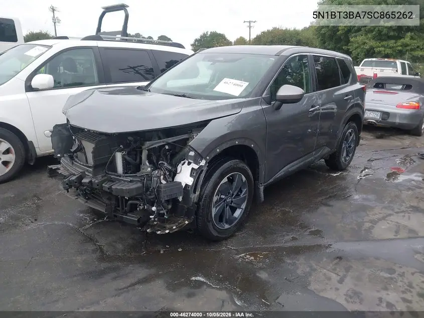 2025 NISSAN ROGUE VIN 5N1BT3BA7SC865262 — фото 2