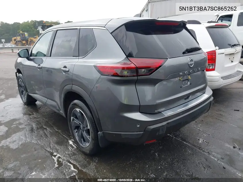 2025 NISSAN ROGUE VIN 5N1BT3BA7SC865262 — фото 3