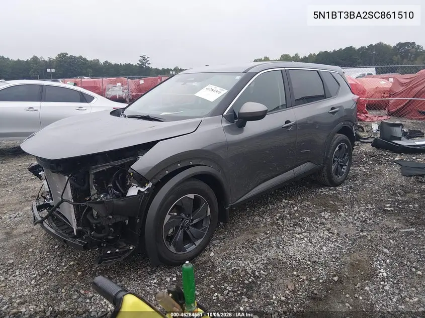 2025 NISSAN ROGUE VIN 5N1BT3BA2SC861510 — фото 2
