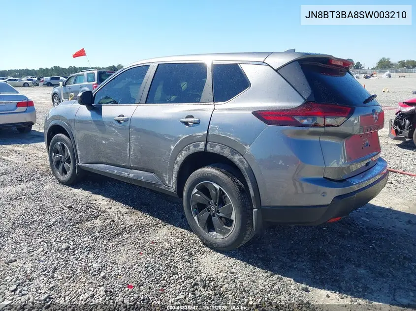 2025 NISSAN ROGUE VIN JN8BT3BA8SW003210 — фото 3