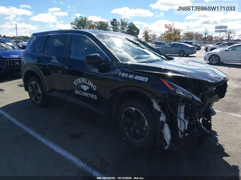 NISSAN ROGUE 2025, VIN JN8BT3BB6SW171033