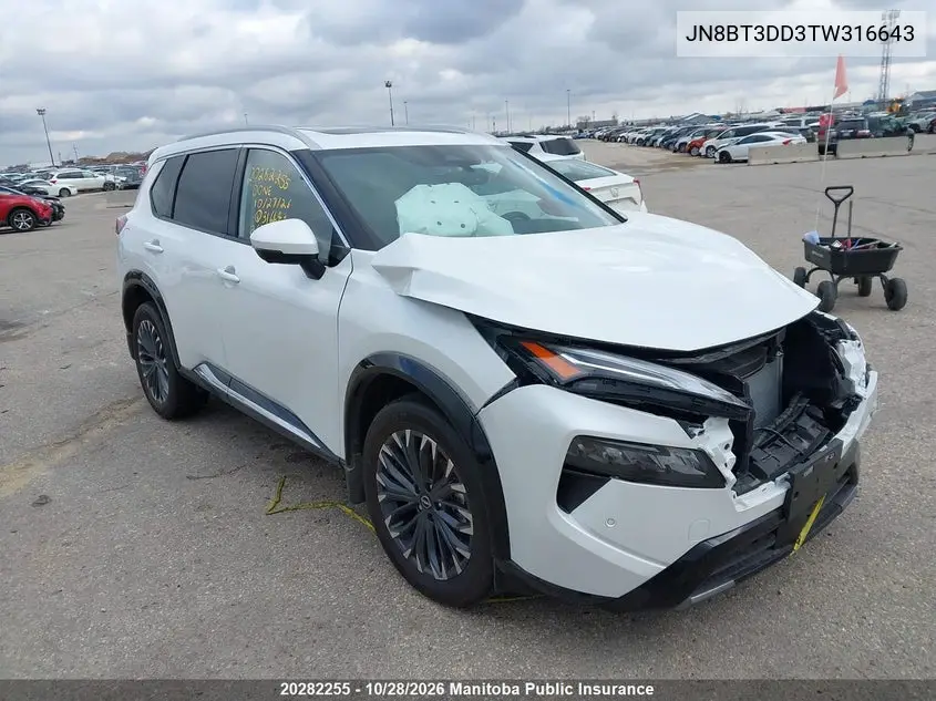 NISSAN ROGUE 2026, VIN JN8BT3DD3TW316643