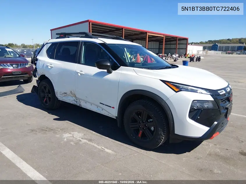 NISSAN ROGUE 2026, VIN 5N1BT3BB0TC722406