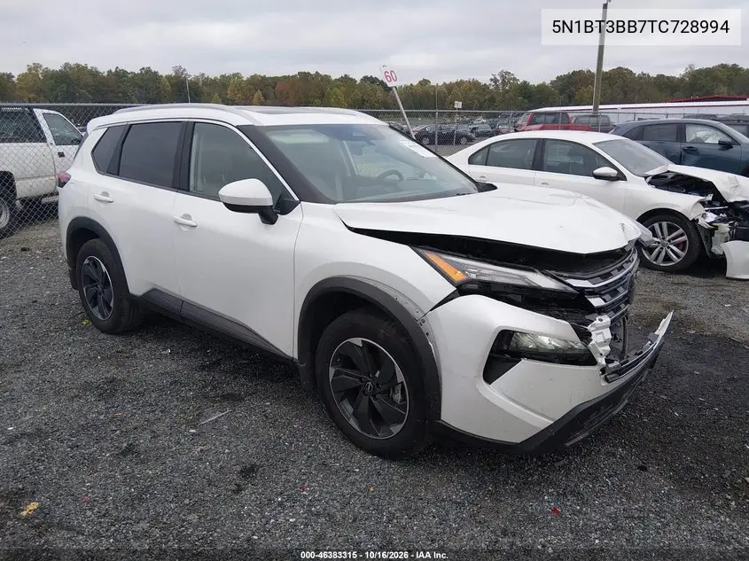 NISSAN ROGUE 2026, VIN 5N1BT3BB7TC728994