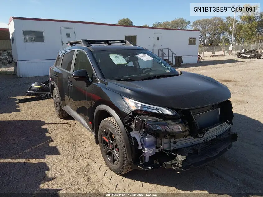 NISSAN ROGUE 2026, VIN 5N1BT3BB9TC691091