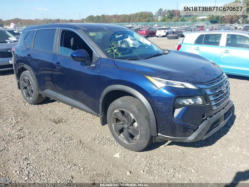 NISSAN ROGUE 2026, VIN 5N1BT3BB7TC670627