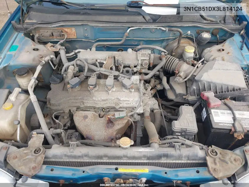 2003 NISSAN SENTRA VIN 3N1CB51DX3L814124 — фото 10