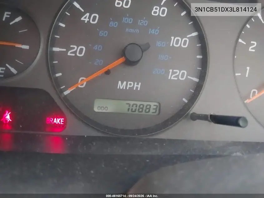 2003 NISSAN SENTRA VIN 3N1CB51DX3L814124 — фото 7