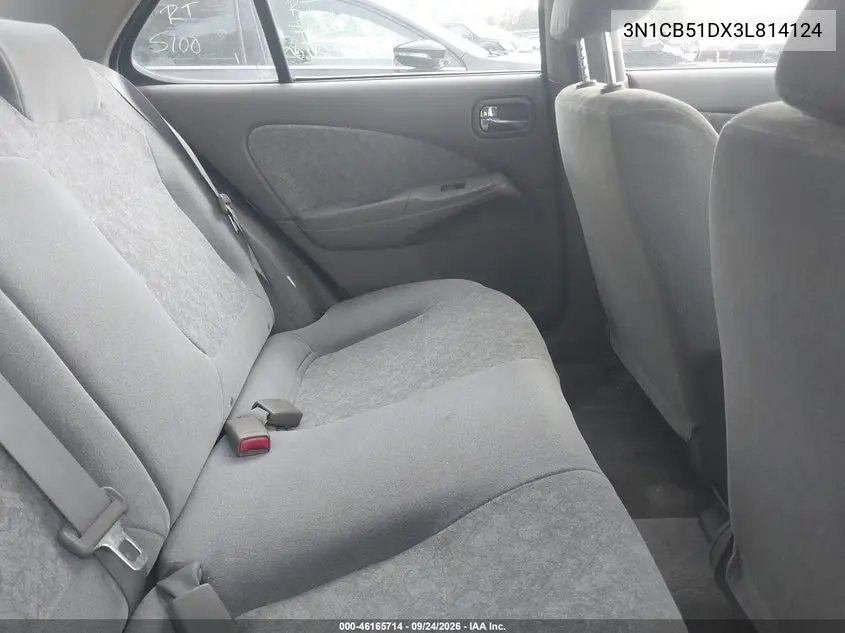 2003 NISSAN SENTRA VIN 3N1CB51DX3L814124 — фото 8