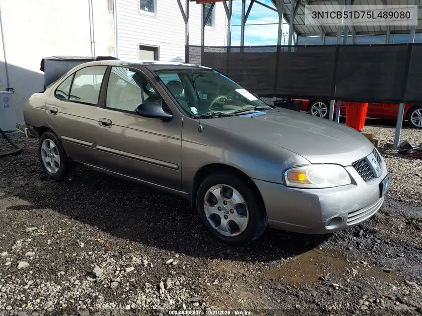 NISSAN SENTRA 2005, VIN 3N1CB51D75L489080