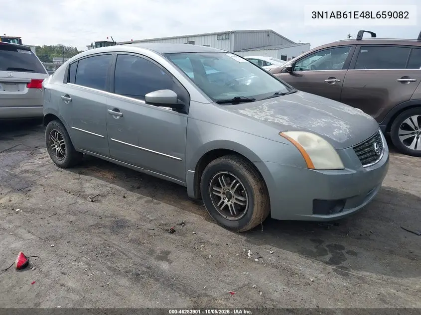 NISSAN SENTRA 2008, VIN 3N1AB61E48L659082