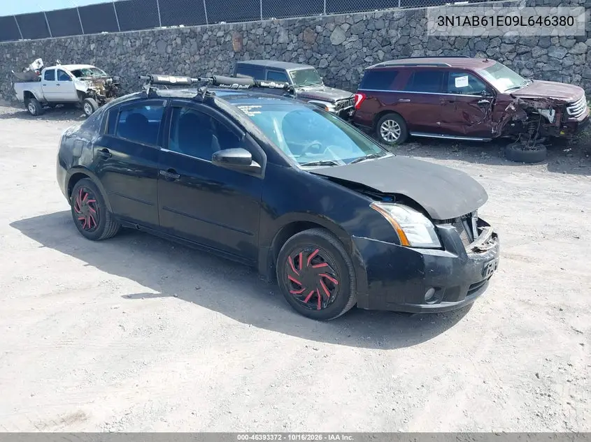 NISSAN SENTRA 2009, VIN 3N1AB61E09L646380