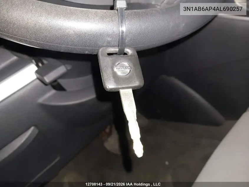 2010 NISSAN SENTRA VIN 3N1AB6AP4AL690257 — фото 11
