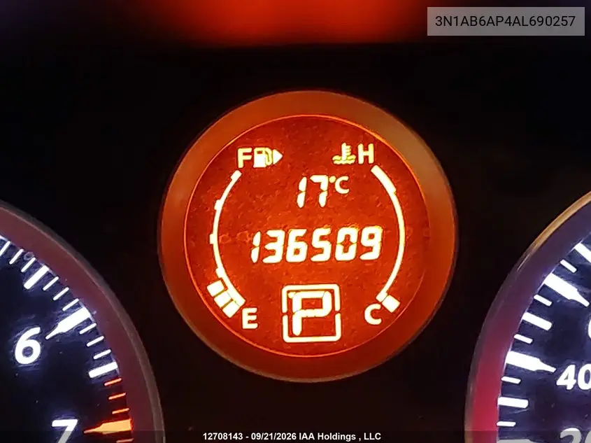 2010 NISSAN SENTRA VIN 3N1AB6AP4AL690257 — фото 15