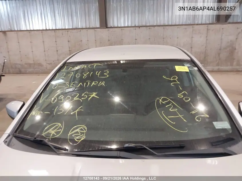 2010 NISSAN SENTRA VIN 3N1AB6AP4AL690257 — фото 17