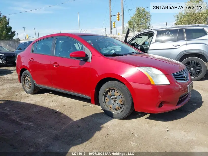 2010 NISSAN SENTRA VIN 3N1AB6AP7AL693122 — фото 13