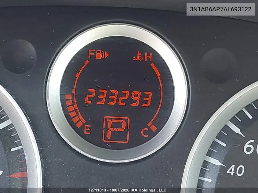 2010 NISSAN SENTRA VIN 3N1AB6AP7AL693122 — фото 15