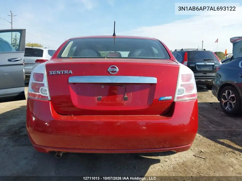 2010 NISSAN SENTRA VIN 3N1AB6AP7AL693122 — фото 16
