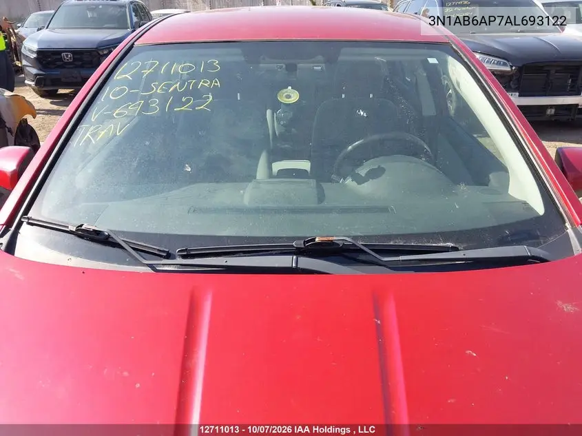 2010 NISSAN SENTRA VIN 3N1AB6AP7AL693122 — фото 17