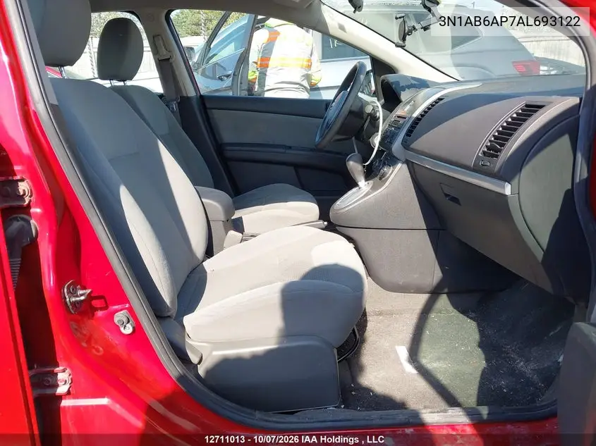 2010 NISSAN SENTRA VIN 3N1AB6AP7AL693122 — фото 5