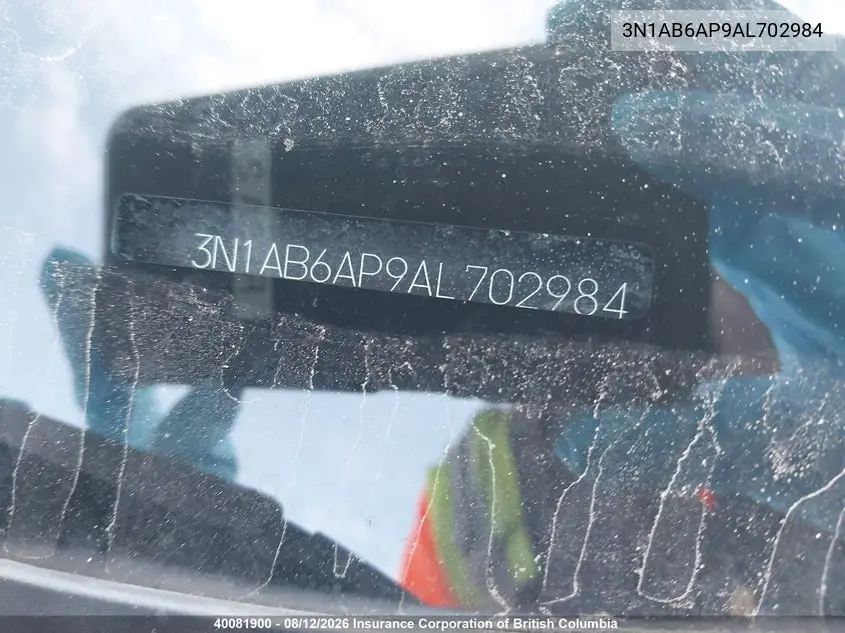 2010 NISSAN SENTRA VIN 3N1AB6AP9AL702984 — фото 19