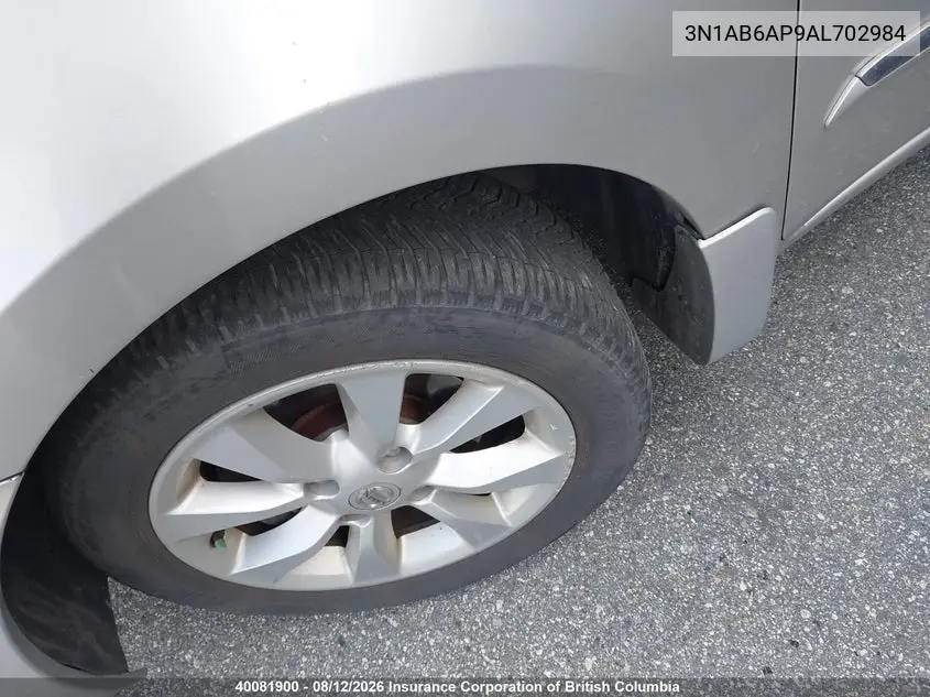 2010 NISSAN SENTRA VIN 3N1AB6AP9AL702984 — фото 22