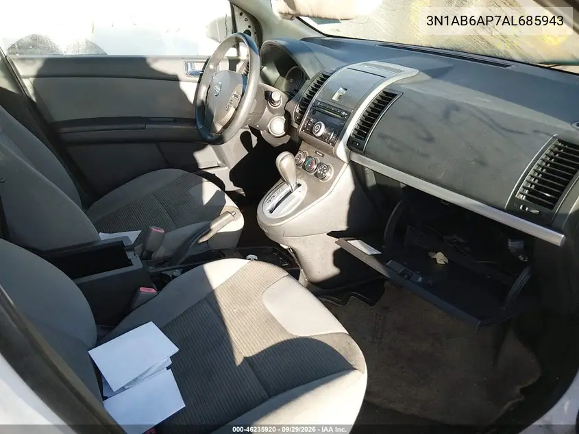 2010 NISSAN SENTRA VIN 3N1AB6AP7AL685943 — фото 5