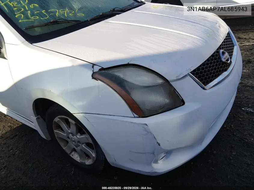 2010 NISSAN SENTRA VIN 3N1AB6AP7AL685943 — фото 6