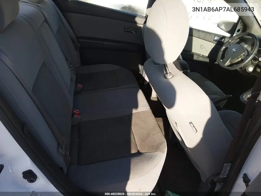 2010 NISSAN SENTRA VIN 3N1AB6AP7AL685943 — фото 8