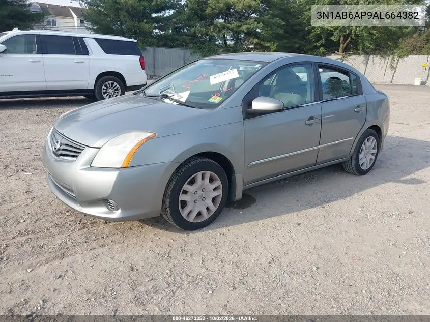 2010 NISSAN SENTRA VIN 3N1AB6AP9AL664382 — фото 2
